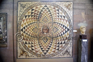 Mosaic in Corinth Museum